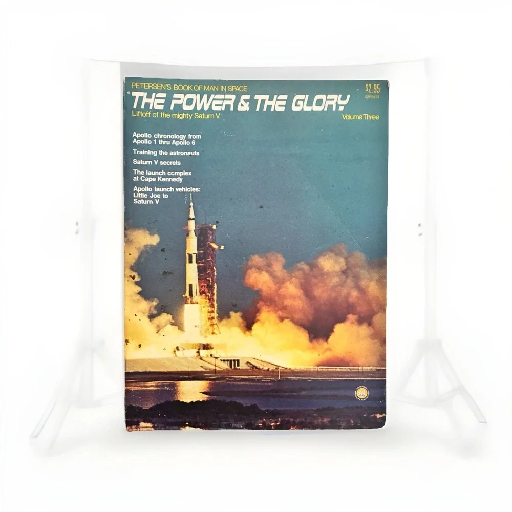 MAN IN SPACE: POWER & THE GLORY Liftoff of the Mighty Saturn V (Softcover, 1974)
